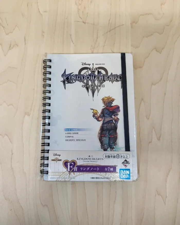 Carnet à spirale Kingdom Hearts Ichibankuji