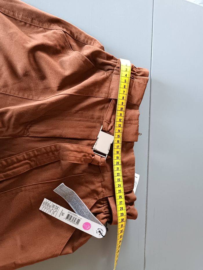 Pantalon droit marron Tally weijl taille 34 - photo numéro 3