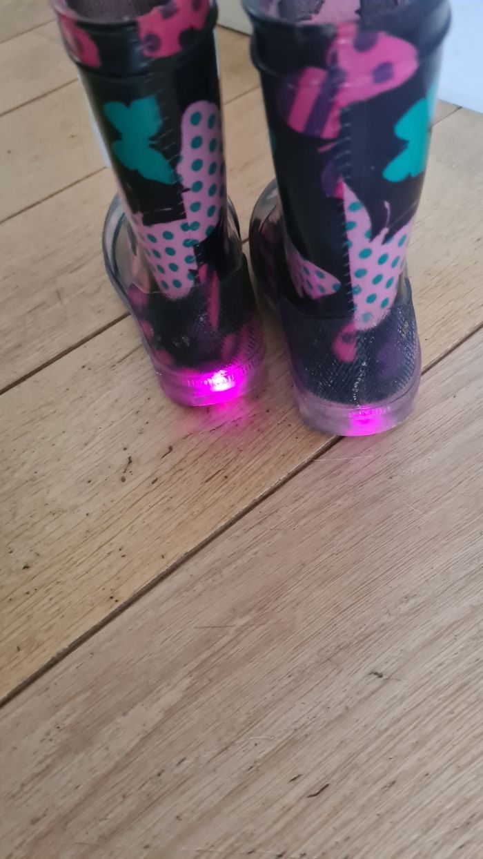 Bottes de pluie semelles lumineuses be only t 23 - photo numéro 4