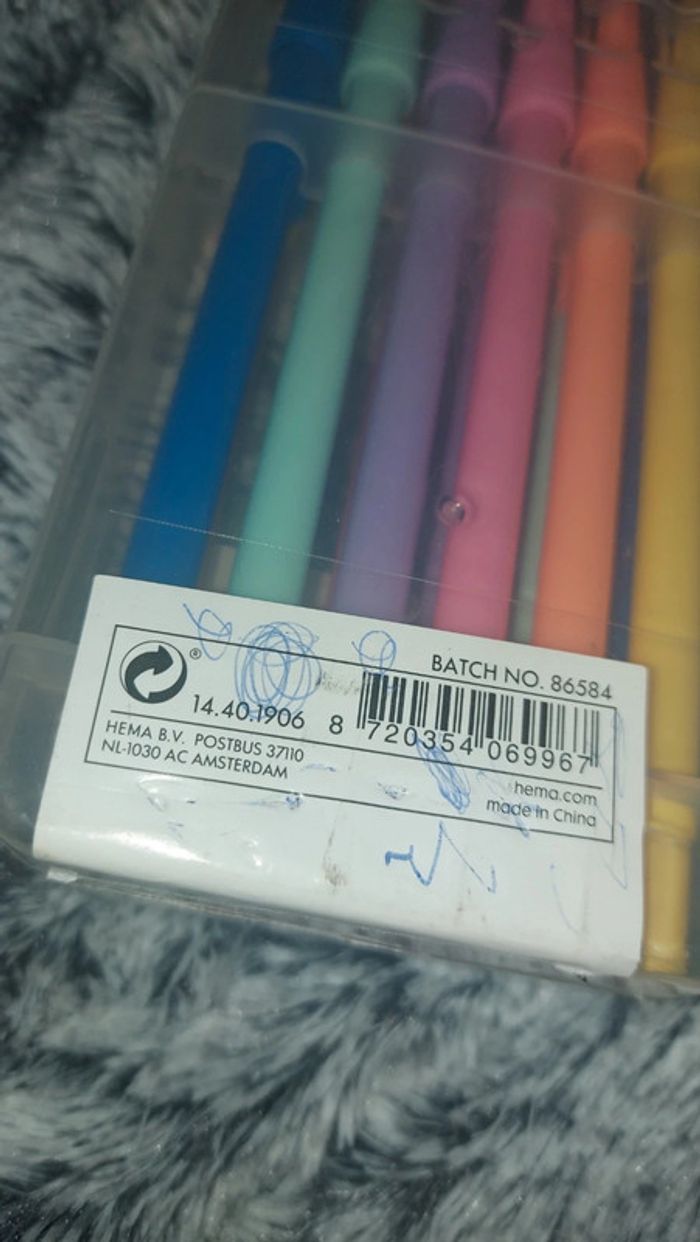Lot 5 carnets 12 stylos - photo numéro 8
