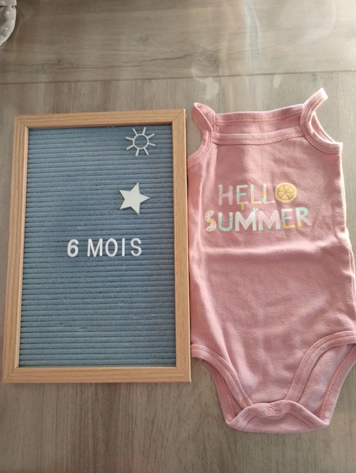 Body été bretelles fille