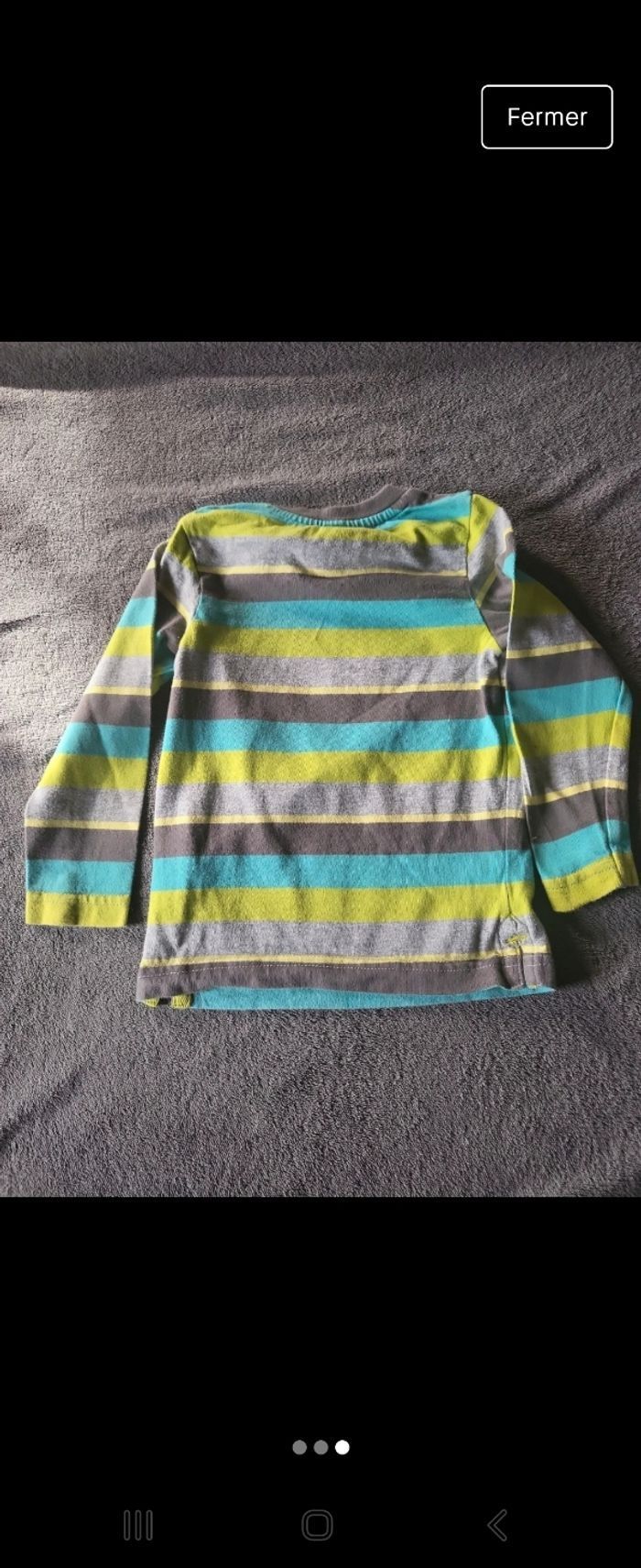 T-shirt manches longues garçon 18 mois - photo numéro 3