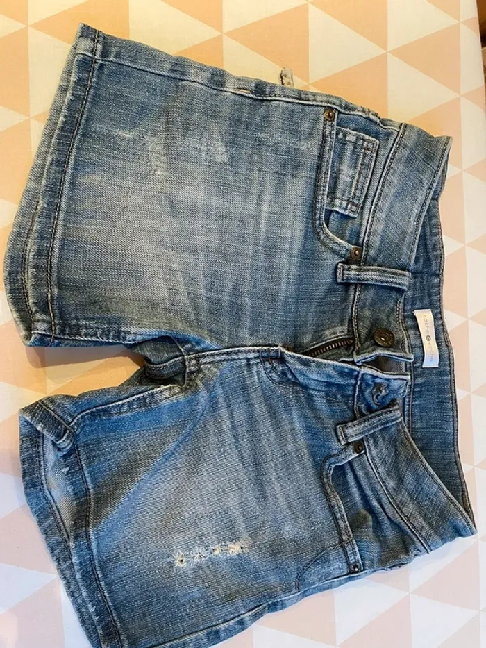 Short en jeans