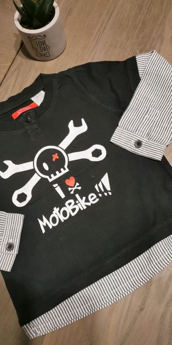 T-shirt manches longues I love Motobike