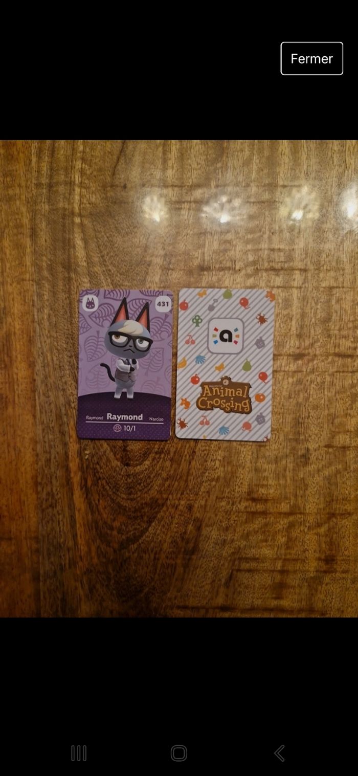 Carte Amiibo Raymond 431