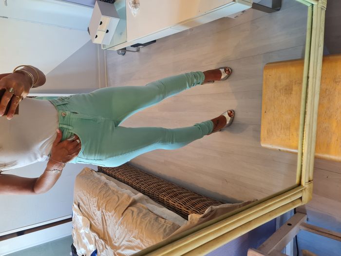 Jean skinny vert pâle Pimkie Taille 34