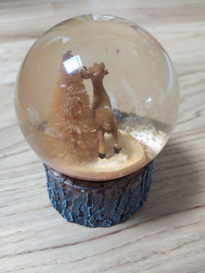 Boule à neige cerf - photo numéro 2