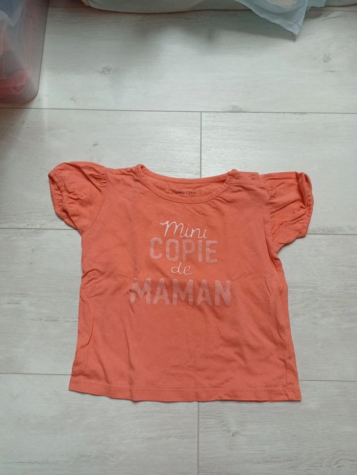 Tee-shirt manches courtes 24 mois