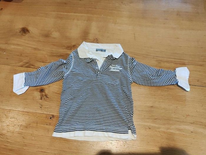 T shirt manches longues avec chemise - photo numéro 2