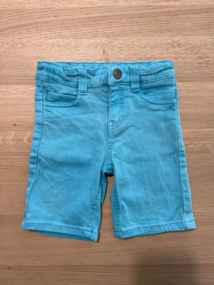 Short en jean bleu orchestra 2 ans