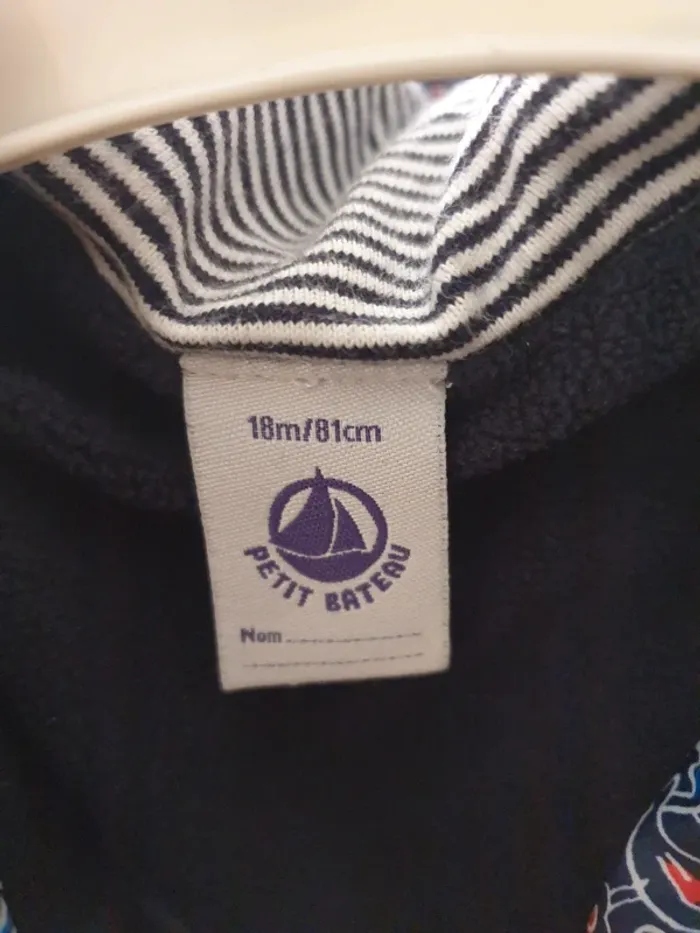 Imper Parka Trench Petit Bateau Taille 18 mois - photo numéro 2