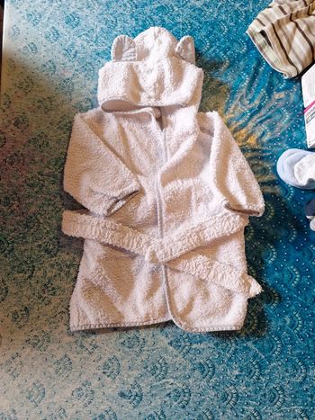 Peignoir 0/6 mois mixte