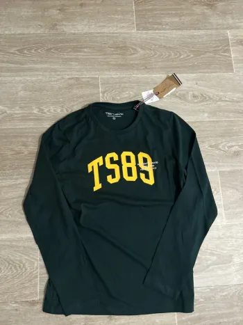 T-shirt Teddy Smith vert foncé manches longues 14ans