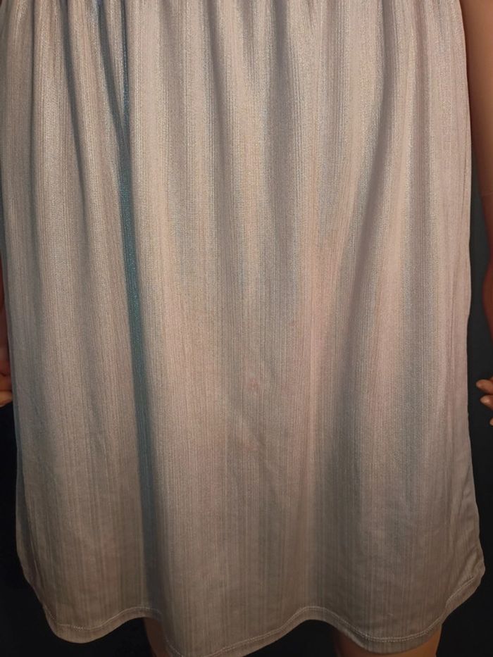 Robe fluide beige /rose pâle S R*169 - photo numéro 4