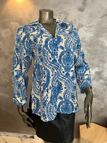 Chemise bleue Zara S