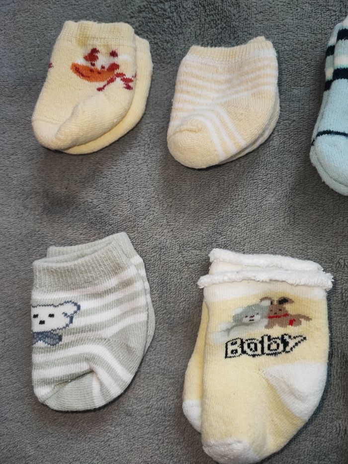 Lot de 8 paires de chaussettes 0/6 mois - photo numéro 2