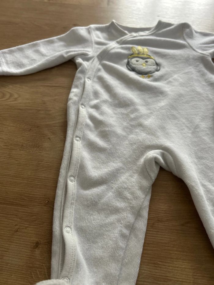 Pyjama blanc mixte oiseau - photo numéro 2