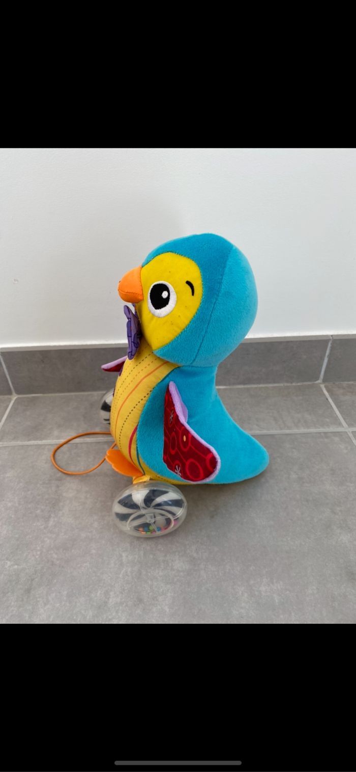 Peluche Pingouin sur roulettes à tirer - photo numéro 10