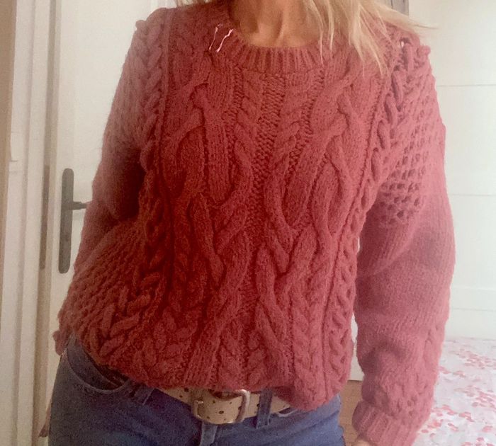 Joli pull vieux rose Camaïeu S 🌸 - photo numéro 2