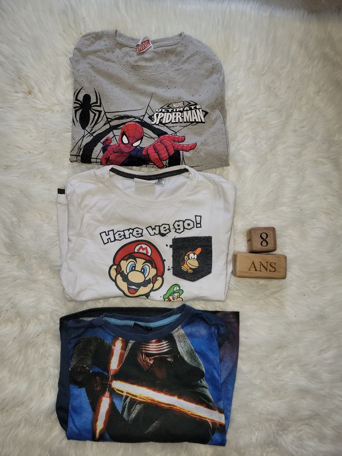 Lot Tee-shirts super heros - photo numéro 5