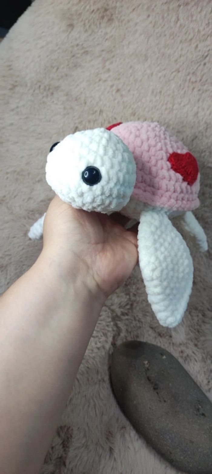 Tortue au crochet velour - photo numéro 4