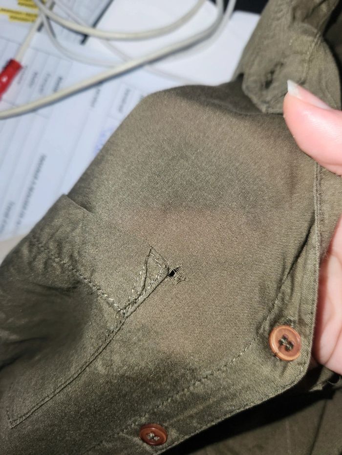 Chemise verte kaki - photo numéro 4