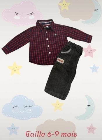 Ensemble garçon 6 mois
