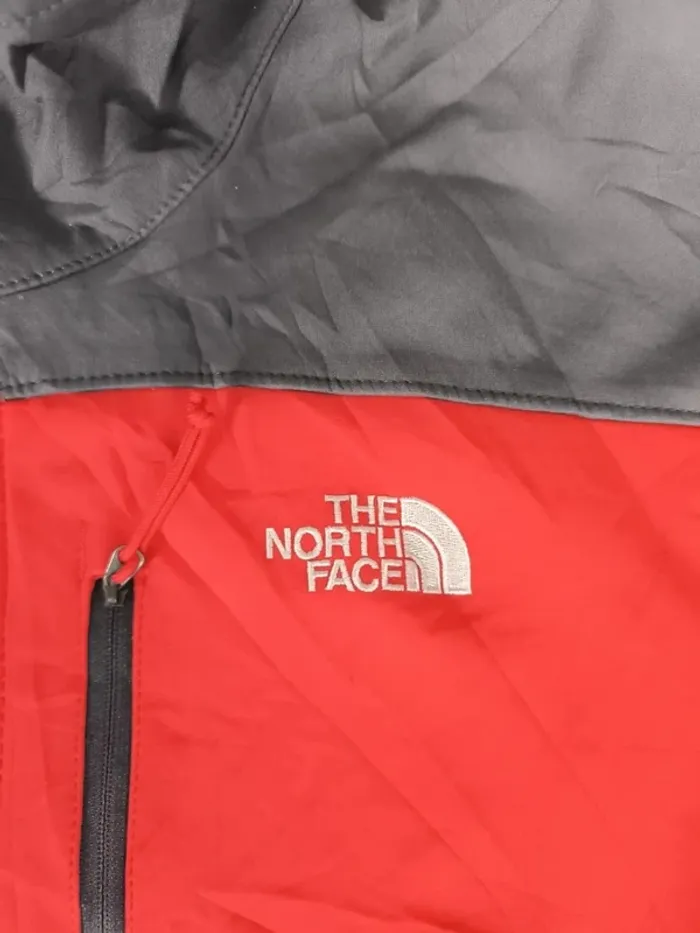 Jacket The North face XL Homme rouge/gris logo blanc Apex Y2K - photo numéro 2