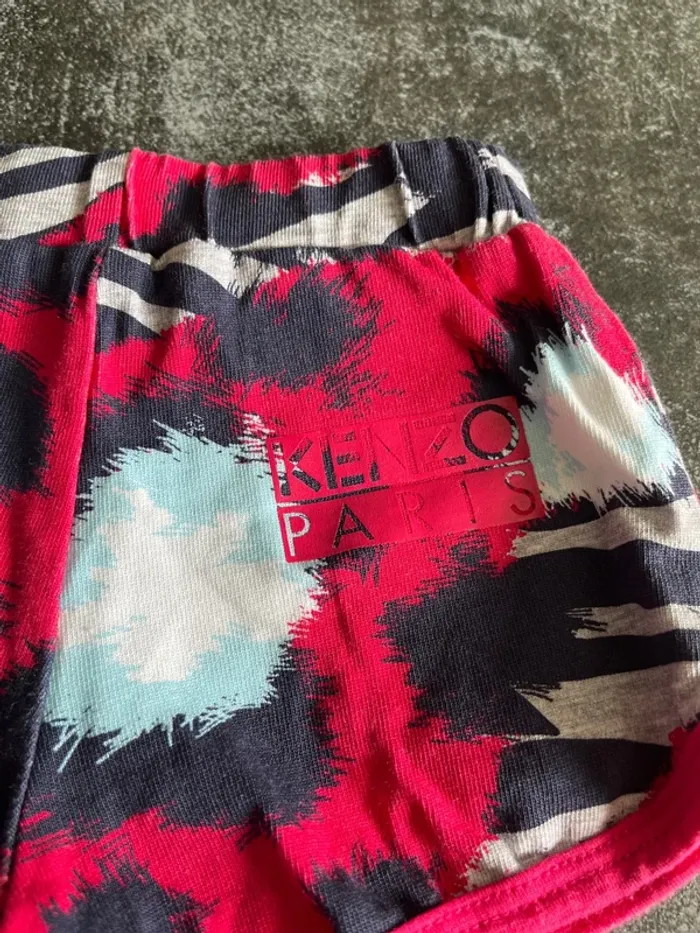 Short fuchsia 6 mois Kenzo - photo numéro 2