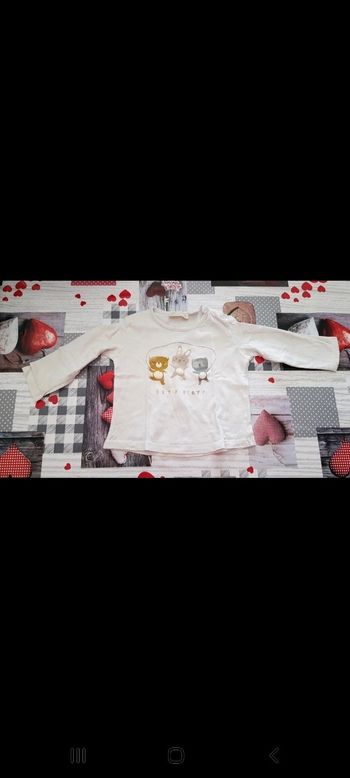 T shirt manches longues taille 9/12 mois