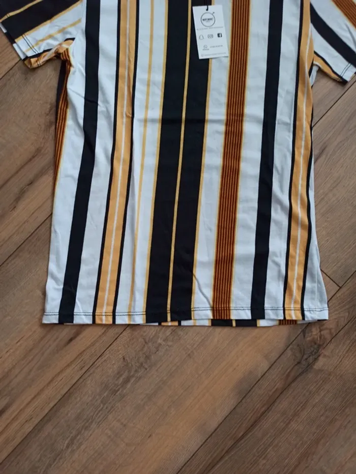 Tee shirt a rayures homme M - photo numéro 2