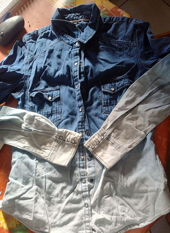 Chemise bleue marine - photo numéro 2