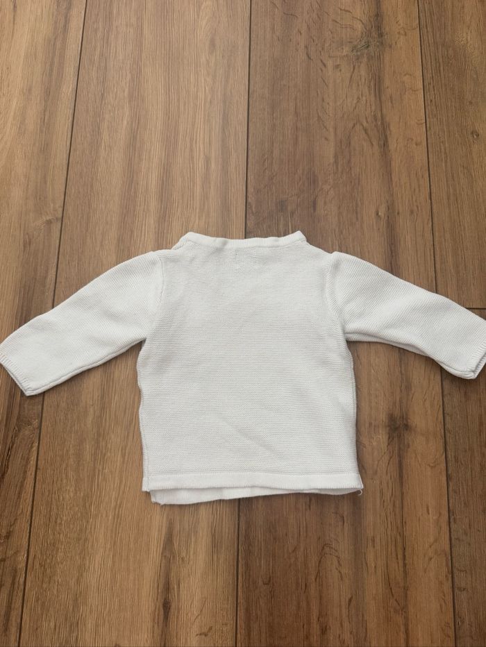 Brassière gilet blanc Kiabi 3 mois - photo numéro 4