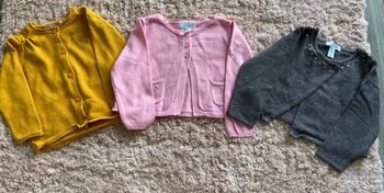 Lot de 3 gilets Gémo et Obaïbi 12 mois