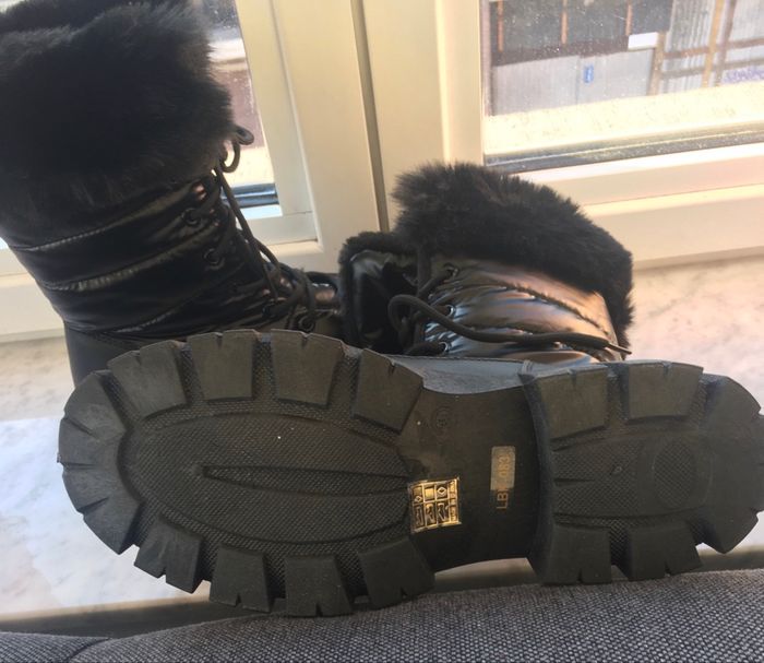 Bottines fourrées 39 noir - photo numéro 9