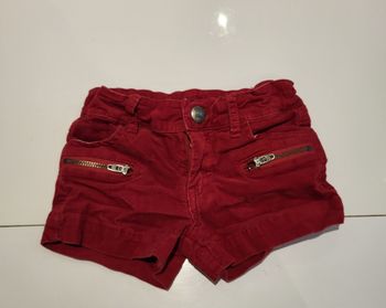Short fille bordeaux 3 ans IKKS