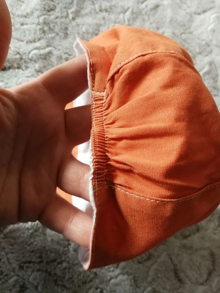 Casquette orange pour bébé 6 mois Dino's Land - photo numéro 5