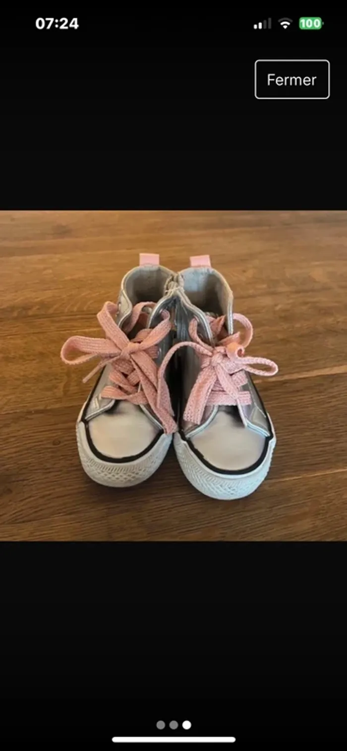 Chaussure bébé fille - photo numéro 3