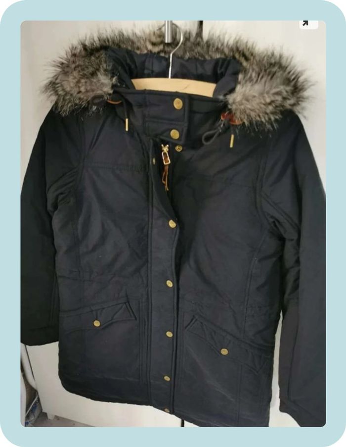 Doudoune chaude et longue à capuche Levis