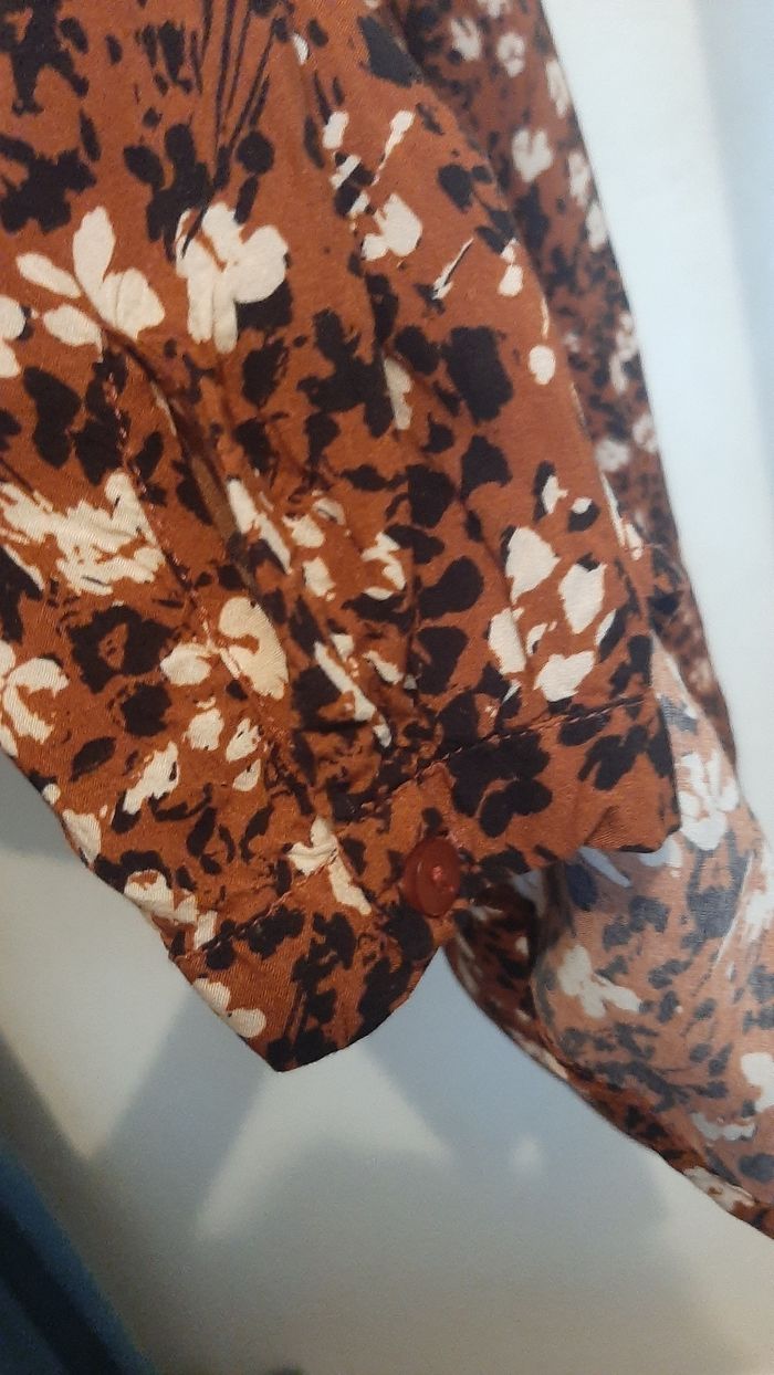 Blouse manche longue à motifs - photo numéro 5