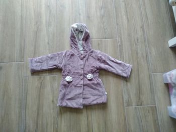 Manteau velours fille 18 mois