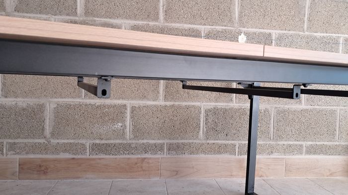 Table  de cuisine avec 2  rallonges - photo numéro 2