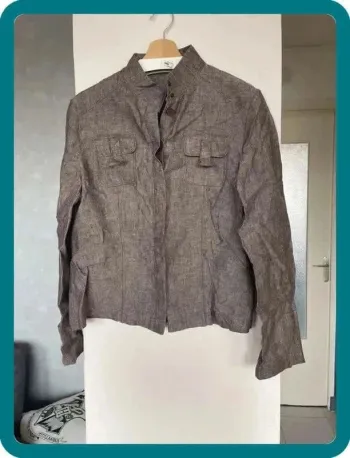 veste chemise grise