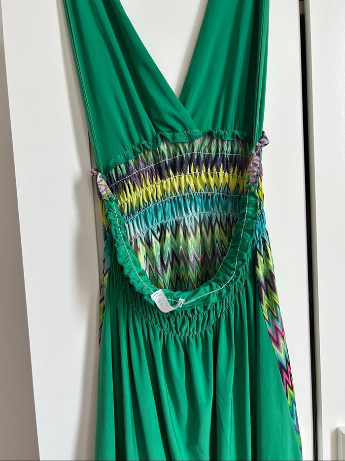 Top dos nu vert à motifs Etensive Taille Unique - photo numéro 5