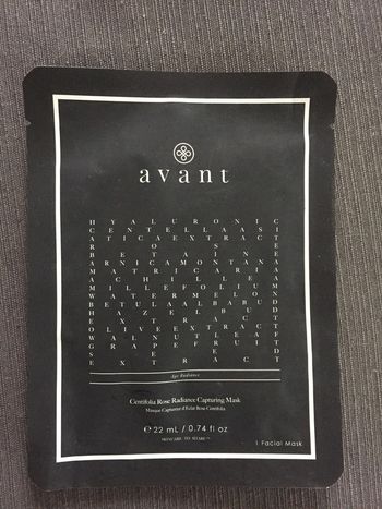 Masque visage éclat Avant