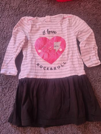 Robe manches longues 24 mois