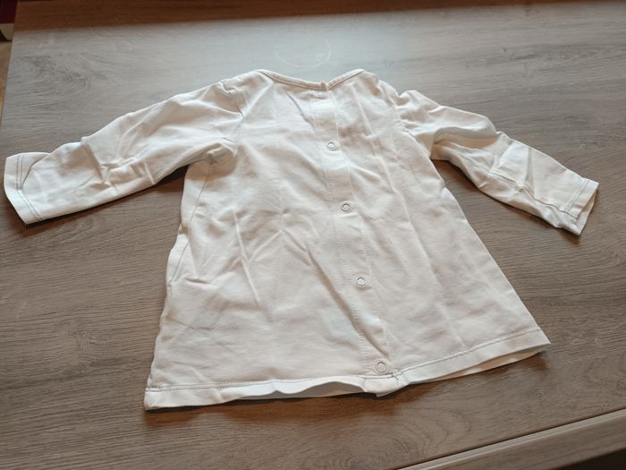 T-shirt fille manches longues 12 mois - photo numéro 2
