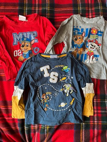 Lot T-shirts manches longues