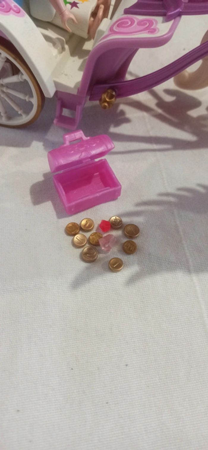 Carrosse avec pégase fée et coffre playmobil - photo numéro 2