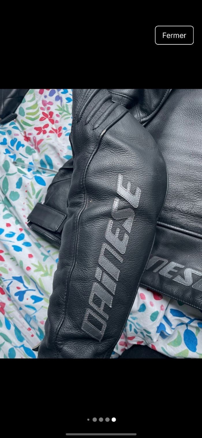 Veste en cuir dainese - photo numéro 7